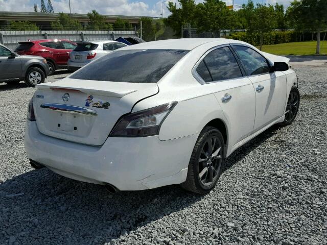 1N4AA5AP5CC805740 - 2012 NISSAN MAXIMA S/S WHITE photo 4