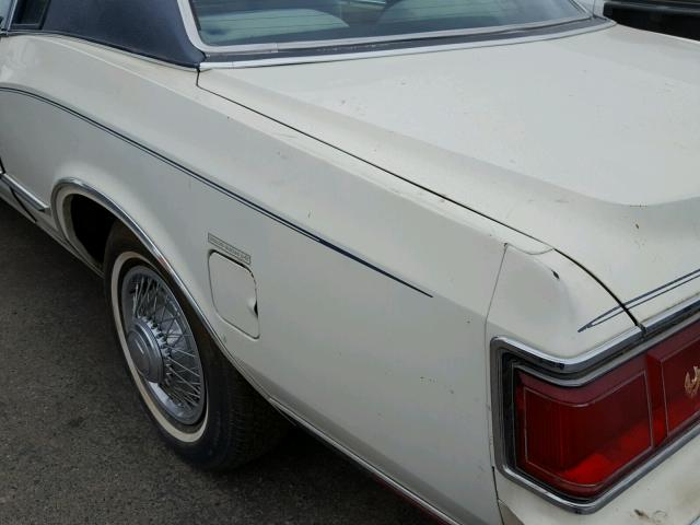 FP22J9G182257 - 1979 CHRYSLER LE BARON WHITE photo 9