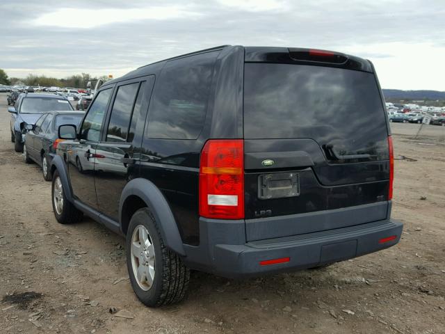 SALAD24476A345233 - 2006 LAND ROVER LR3 SE BLACK photo 3