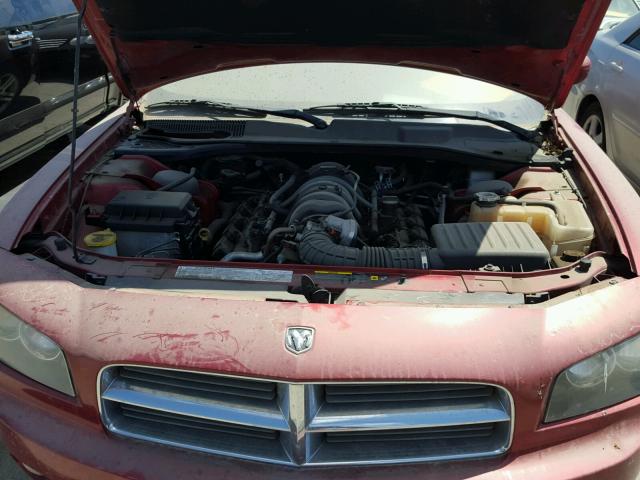 2B3KA53H76H142212 - 2006 DODGE CHARGER R/ RED photo 7