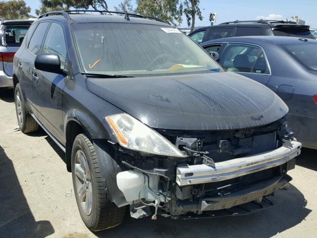 JN8AZ08WX7W638593 - 2007 NISSAN MURANO SL BLACK photo 1