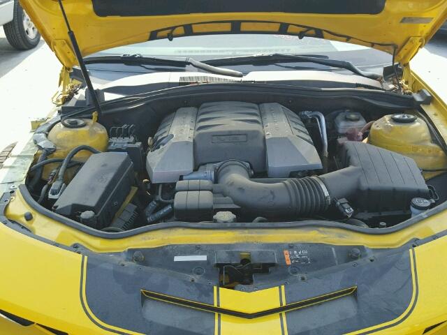 2G1FJ1EJXD9212777 - 2013 CHEVROLET CAMARO SS YELLOW photo 7