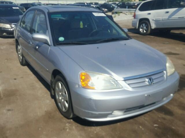 1HGES26701L069496 - 2001 HONDA CIVIC SILVER photo 1