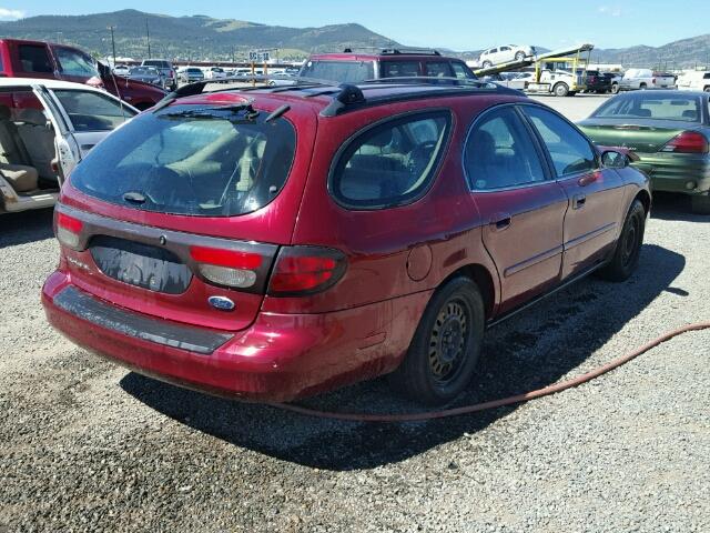 1FAFP58U75A102056 - 2005 FORD TAURUS SE RED photo 4