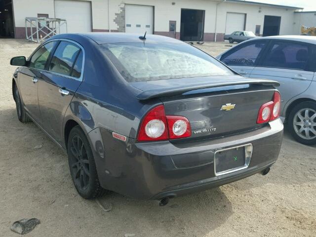 1G1ZE5E7XA4131922 - 2010 CHEVROLET MALIBU შავი ფოტო 3