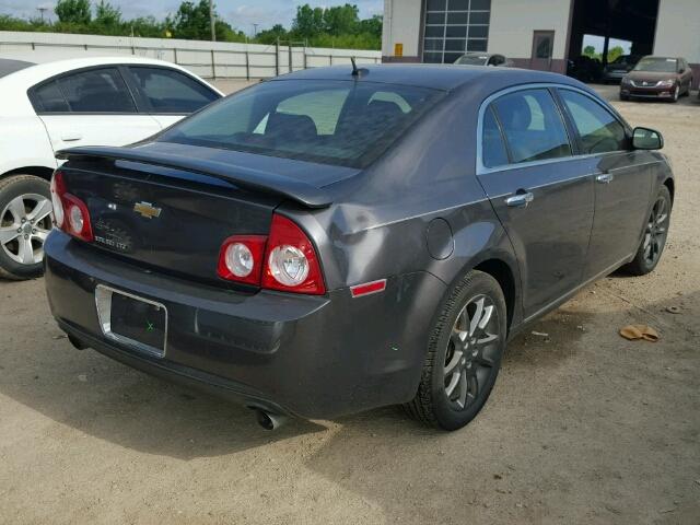 1G1ZE5E7XA4131922 - 2010 CHEVROLET MALIBU BLACK photo 4