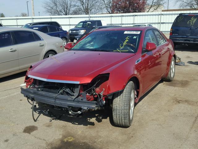 1G6DG577690134296 - 2009 CADILLAC CTS RED photo 2