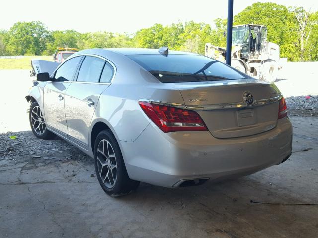 1G4G45G39GF211815 - 2016 BUICK LACROSSE S SILVER photo 3