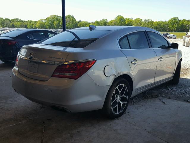 1G4G45G39GF211815 - 2016 BUICK LACROSSE S SILVER photo 4