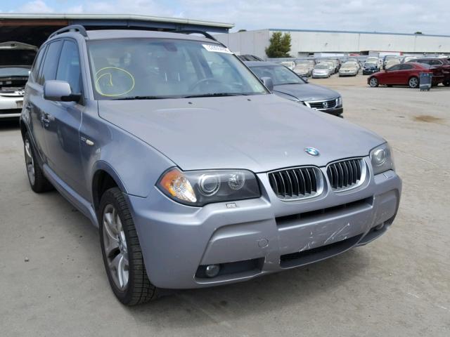 WBXPA93406WD25595 - 2006 BMW X3 3.0I GRAY photo 1