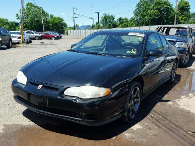 2G1WW12E519255010 - 2001 CHEVROLET MONTE CARL 黑色 照片 2