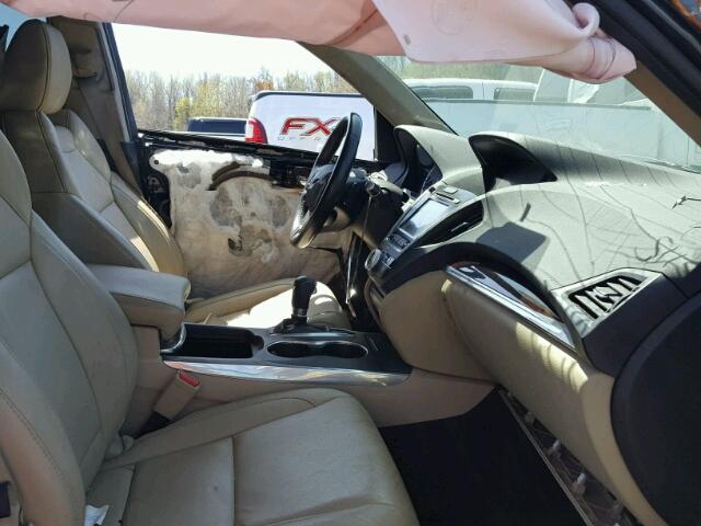 5FRYD4H82EB026194 - 2014 ACURA MDX ADVANC ნაცრისფერი ფოტო 5