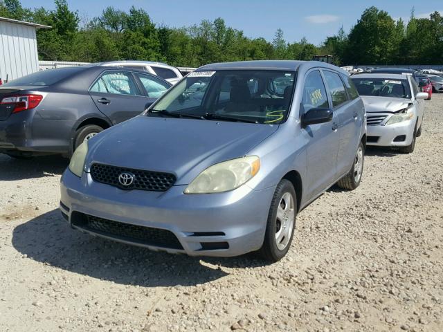 2T1KR32E54C276386 - 2004 TOYOTA MATRIX BLUE photo 2