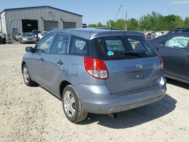 2T1KR32E54C276386 - 2004 TOYOTA MATRIX BLUE photo 3