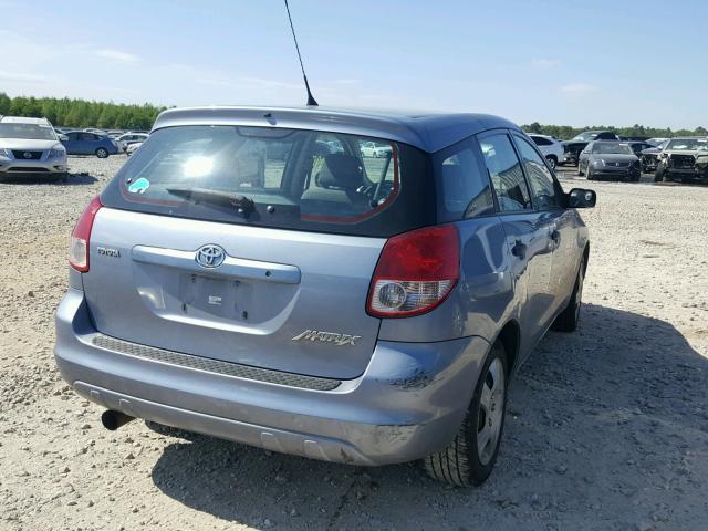 2T1KR32E54C276386 - 2004 TOYOTA MATRIX BLUE photo 4