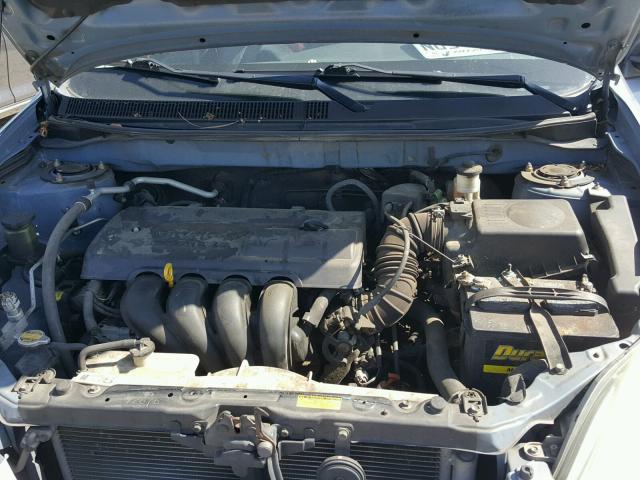 2T1KR32E54C276386 - 2004 TOYOTA MATRIX BLUE photo 7