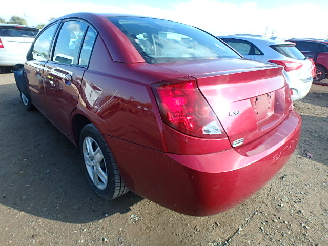 1G8AJ55F57Z194357 - 2007 SATURN ION LEVEL RED photo 3