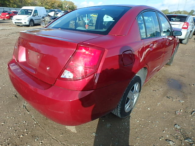 1G8AJ55F57Z194357 - 2007 SATURN ION LEVEL RED photo 4
