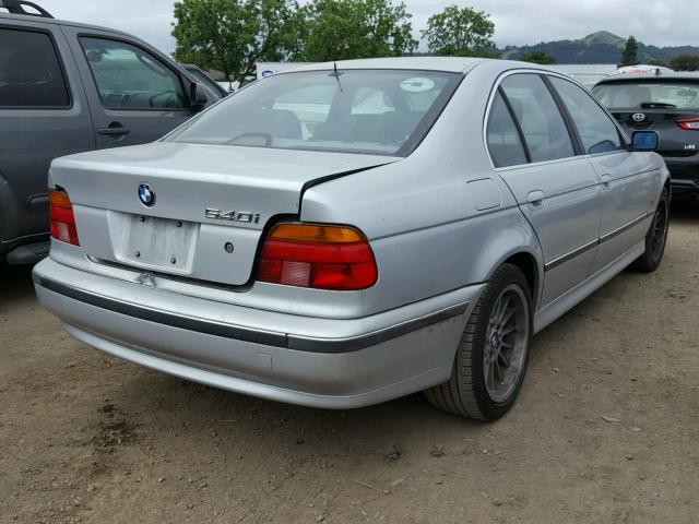 WBADN6348YGM69759 - 2000 BMW 540 I AUTO SILVER photo 4