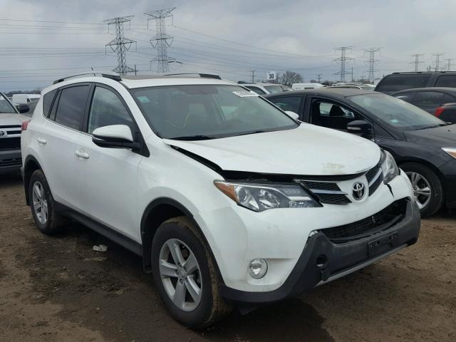 2T3RFREV1DW069263 - 2013 TOYOTA RAV4 XLE WHITE photo 1