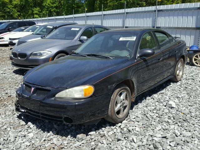 1G2NF52F83C167796 - 2003 PONTIAC GRAND AM S BLACK photo 2