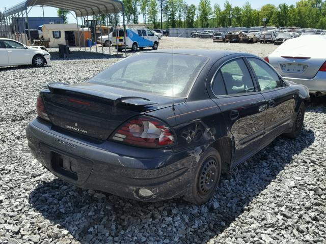 1G2NF52F83C167796 - 2003 PONTIAC GRAND AM S BLACK photo 4