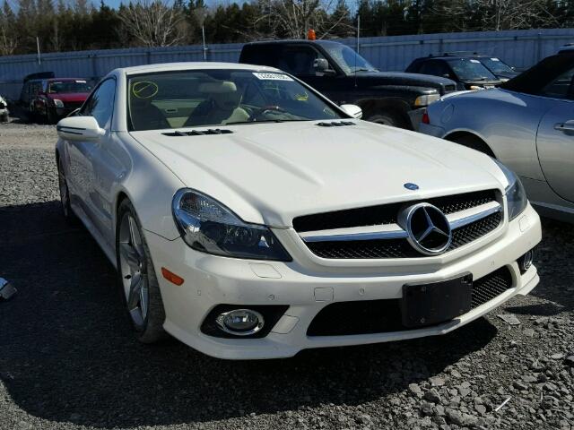 WDBSK71F09F154506 - 2009 MERCEDES-BENZ SL 550 WHITE photo 1