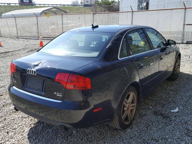 WAUDF78E56A240220 - 2006 AUDI A4 2.0T QU BLACK photo 4