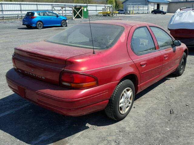 1B3EJ46X5XN622834 - 1999 DODGE STRATUS RED photo 4