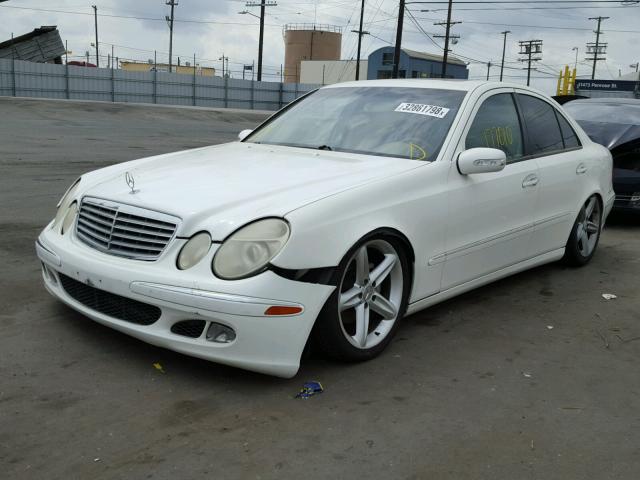 WDBUF70J84A476934 - 2004 MERCEDES-BENZ E 500 WHITE photo 2