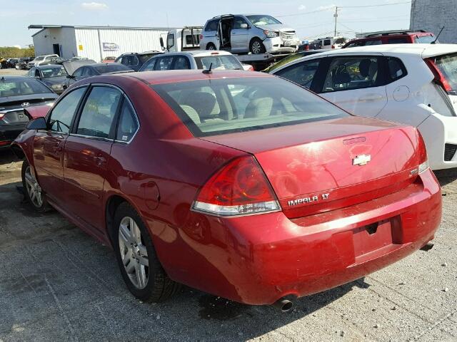 2G1WB5E30E1113861 - 2014 CHEVROLET IMPALA LIM RED photo 3