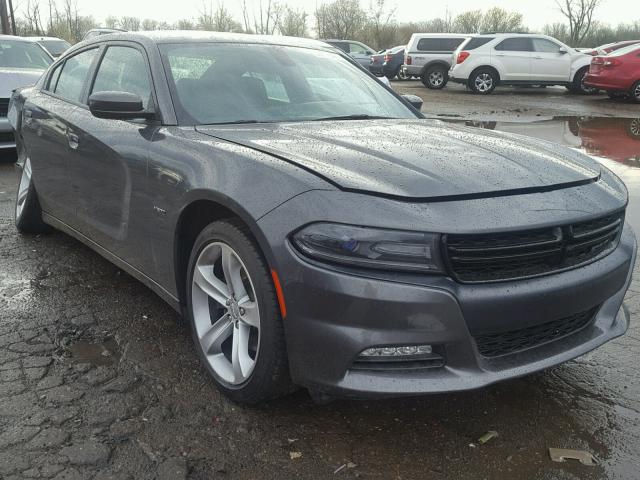 2C3CDXCT4GH347020 - 2016 DODGE CHARGER R/ GRAY photo 1
