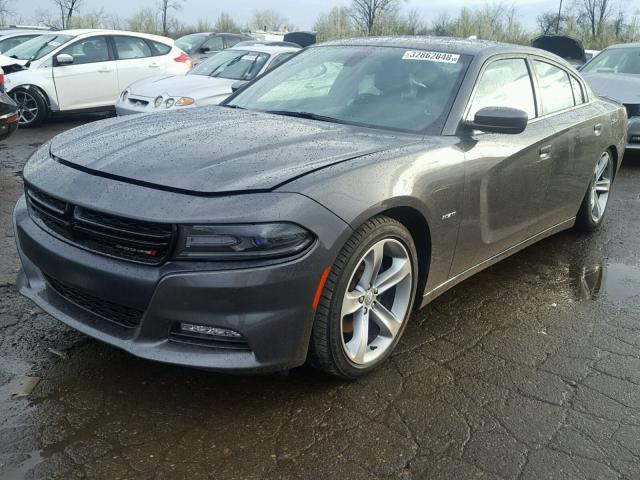 2C3CDXCT4GH347020 - 2016 DODGE CHARGER R/ GRAY photo 2