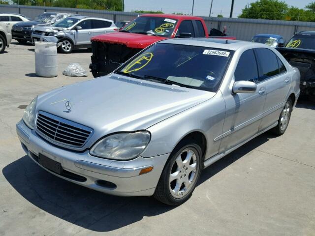 WDBNG70J71A183684 - 2001 MERCEDES-BENZ S 430 SILVER photo 2
