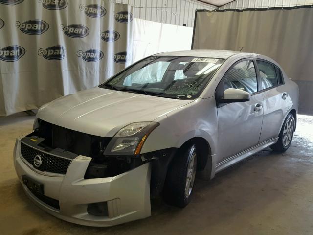 3N1AB6AP9CL636312 - 2012 NISSAN SENTRA 2.0 SILVER photo 2