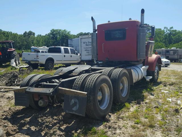 1XKWDU9X7XJ796390 - 1999 KENWORTH CONSTRUCTI RED photo 4