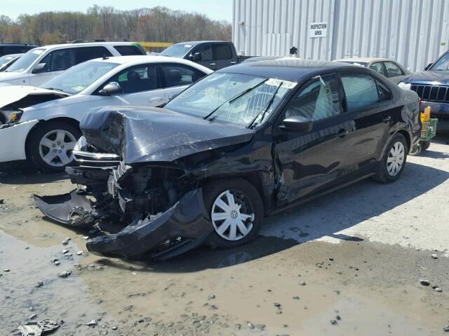 3VW2K7AJ5FM270279 - 2015 VOLKSWAGEN JETTA BASE 黑色 照片 2