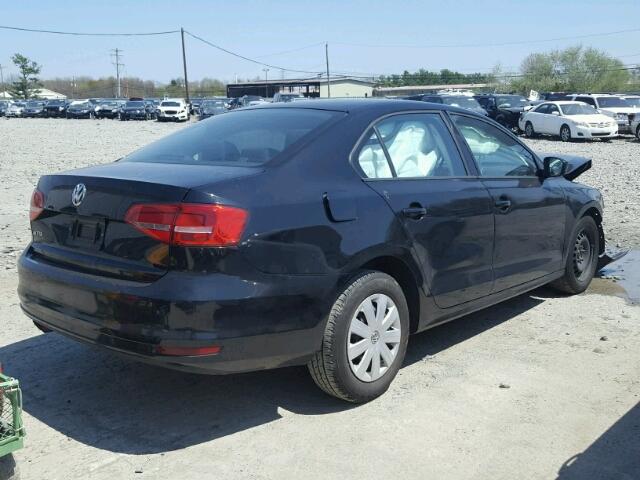 3VW2K7AJ5FM270279 - 2015 VOLKSWAGEN JETTA BASE 黑色 照片 4