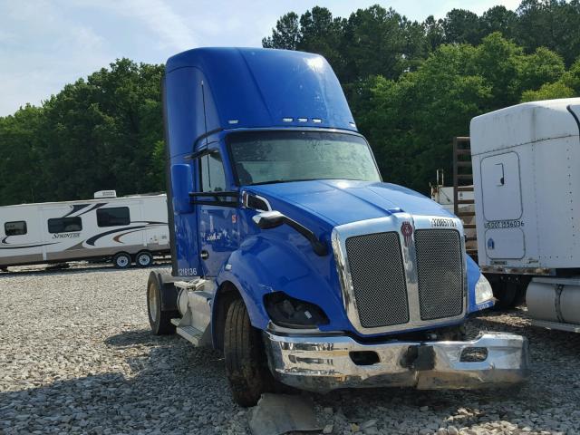 1XKYAP8X8HJ172703 - 2017 KENWORTH CONSTRUCTI BLUE photo 1