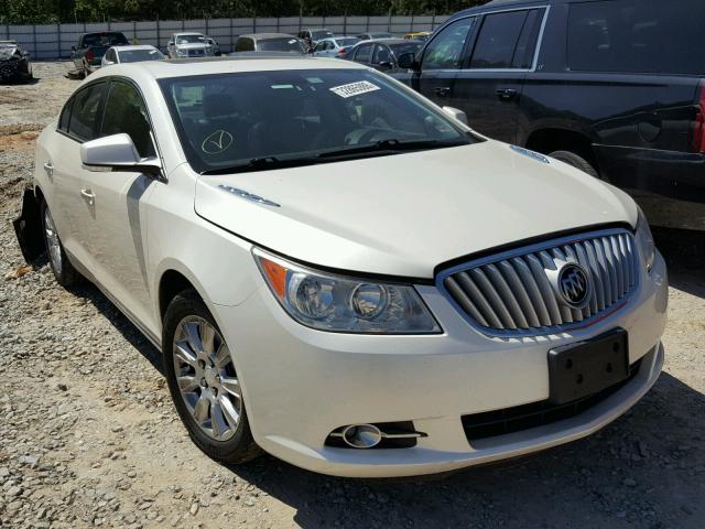 1G4GD5ER5CF212185 - 2012 BUICK LACROSSE P WHITE photo 1