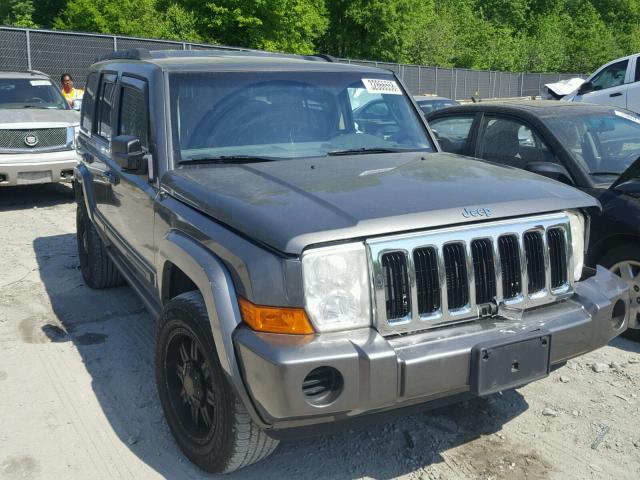 1J8HG48K47C626664 - 2007 JEEP COMMANDER GRAY photo 1
