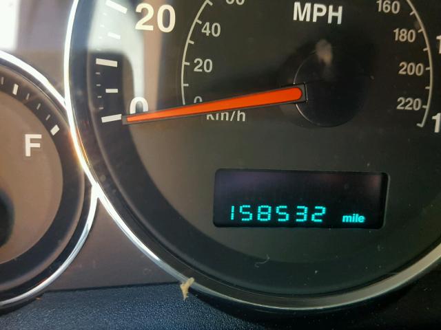 1J8HG48K47C626664 - 2007 JEEP COMMANDER GRAY photo 8