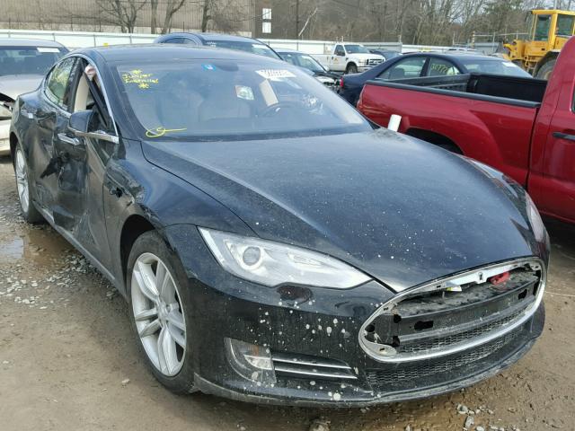 5YJSA1H14EFP52964 - 2014 TESLA MODEL S BLACK photo 1
