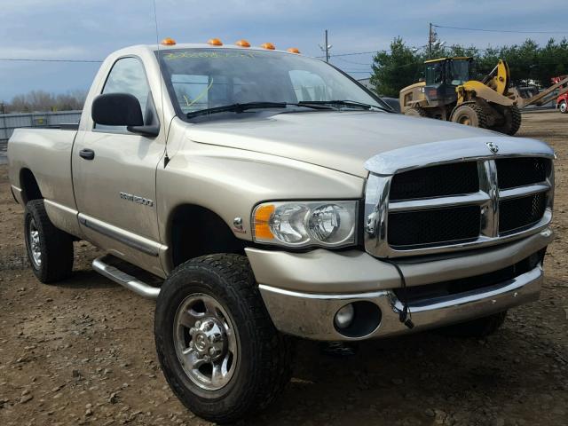 3D7KS26C05G791106 - 2005 DODGE RAM 2500 S GOLD photo 1