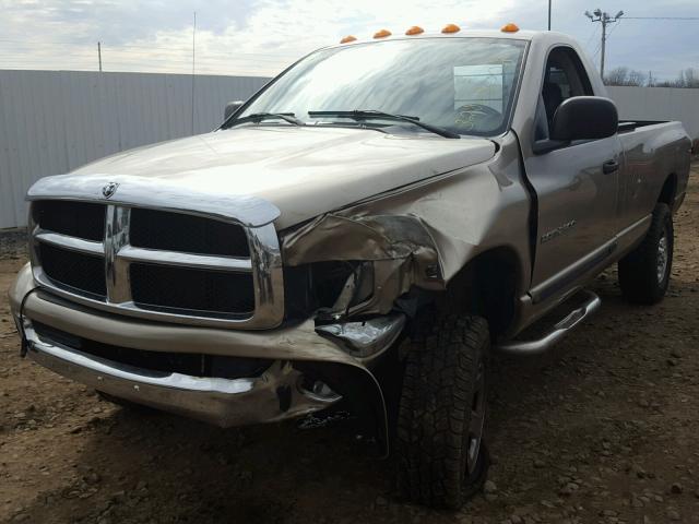 3D7KS26C05G791106 - 2005 DODGE RAM 2500 S GOLD photo 2