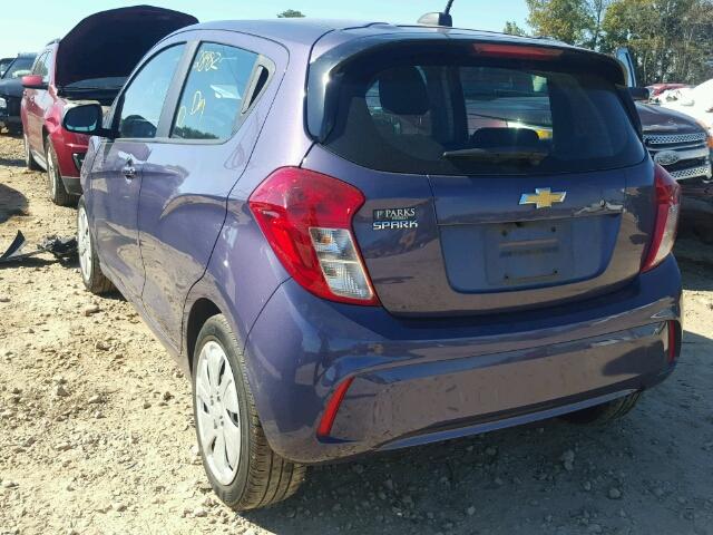 KL8CB6SA1HC714027 - 2017 CHEVROLET SPARK LS PURPLE photo 3