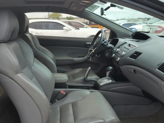 2HGFG1B9XAH518123 - 2010 HONDA CIVIC EXL BLACK photo 5