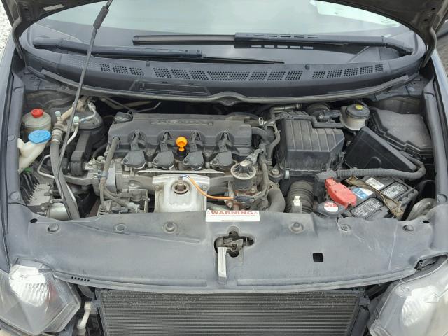 2HGFG1B9XAH518123 - 2010 HONDA CIVIC EXL BLACK photo 7