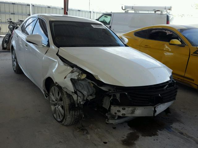 JTHBF1D25E5037367 - 2014 LEXUS IS 250 WHITE photo 1