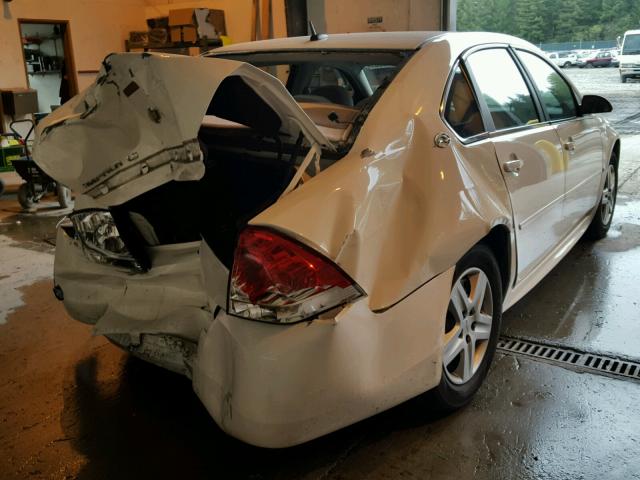 2G1WB57N291249770 - 2009 CHEVROLET IMPALA LS WHITE photo 4